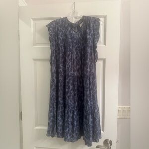 Knox Rose for Target Purple/Blue Patterned Sleeveless Dress